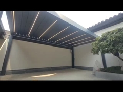 4m Projection Valance ve Scalloped desenli geri çekilebilir su geçirmez kapak