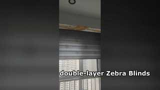 Çift Katlı Zebra Perde
