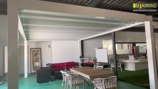 Motorlu Ayarlanabilir Alüminyum Devrilebilir Güneş Panjurları