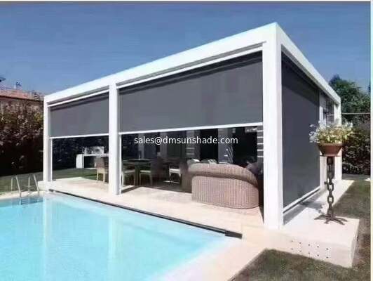 Windroof Zip trcak blind kit Chain Ticari ve Pencere kaplama uygulamaları için çalıştırılan dayanıklı çözüm