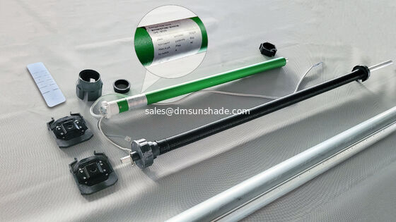 Sıcak Satış Motorlu Yaylı Rüzgar Geçirmez Fermuarlı Panjurlar Teras ve Balkon İçin Manuel Yardımcı Kaldırma Stor Perde